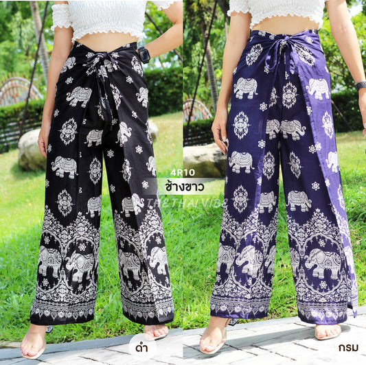 4 ROPE PALAZZO PANTS ELEPHANT DESIGN C3-10