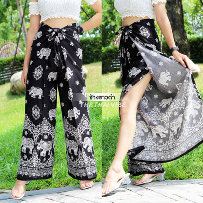 4 ROPE PALAZZO PANTS ELEPHANT DESIGN C3-10