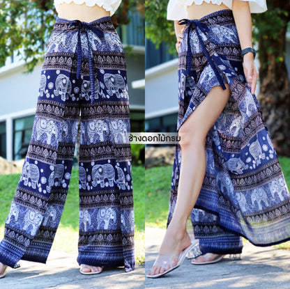 4 ROPE PALAZZO PANTS ELEPHANT DESIGN C3-13