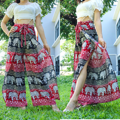 4 ROPE PALAZZO PANTS ELEPHANT DESIGN C3-06