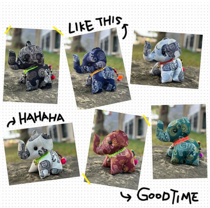 HANDMADE ELEPHANT PLUSH DOLLS