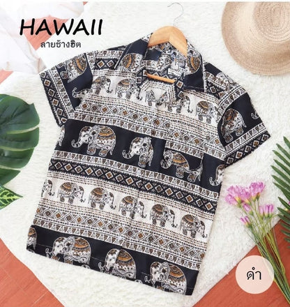 HAWAII SHIRTS ELEPHANT DESIGN